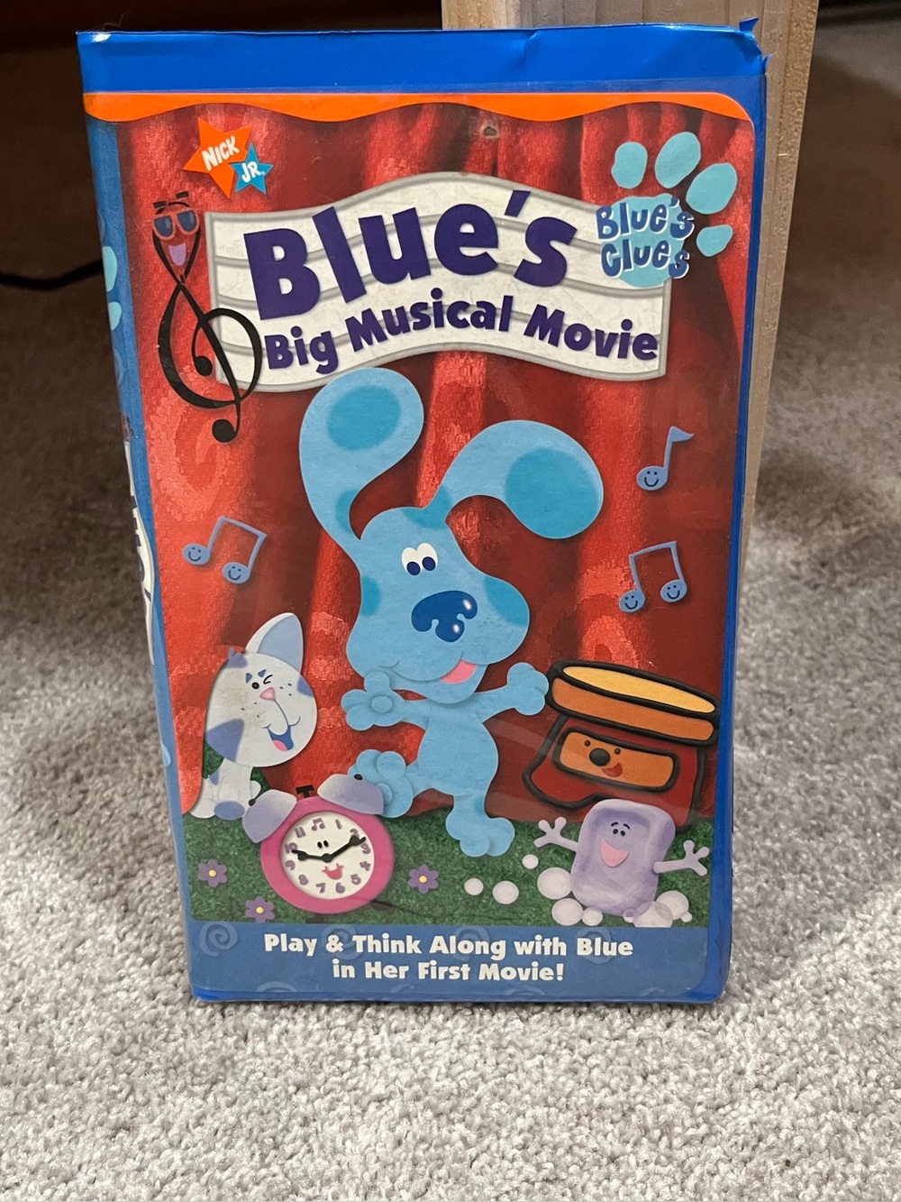 Blues Clues Blue's Big Musical Movie VHS Movie Nickelodeon Nick Jr. Tested